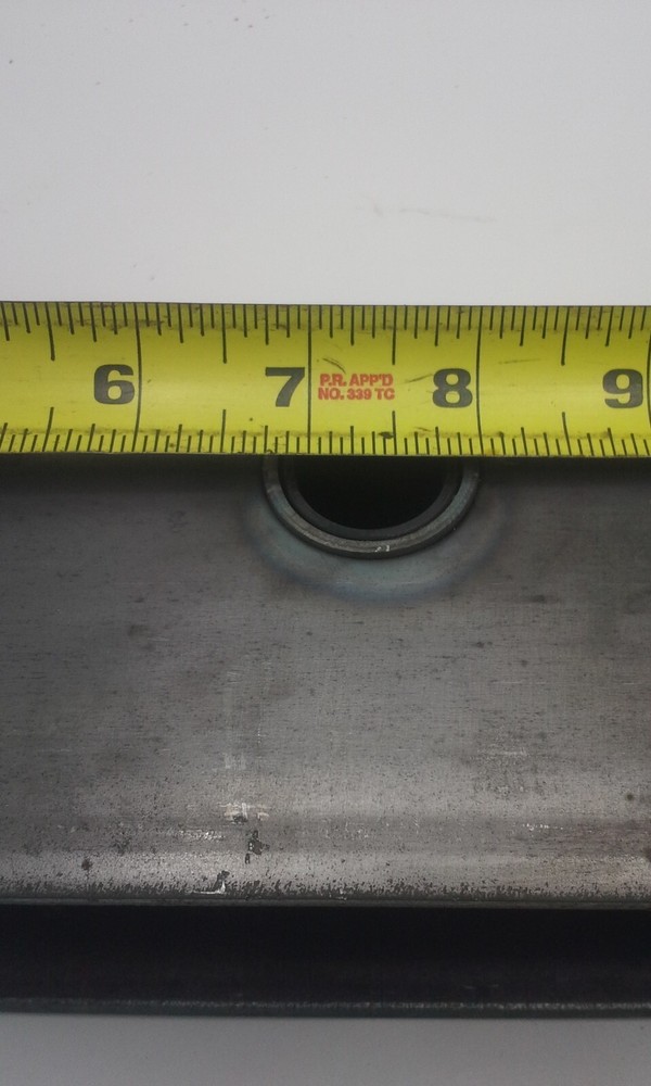 Equalizer for 2" Wide Slipper Springs 12" Long 7/8" Center Hole W/ Nuts & Bolts