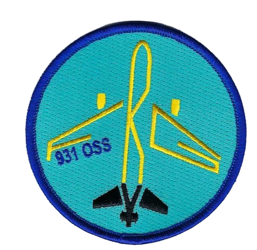 PATCH USAF 931ST OPERATIONS SUPPORT SQ OSS  ROUND MC CONNELL AFB