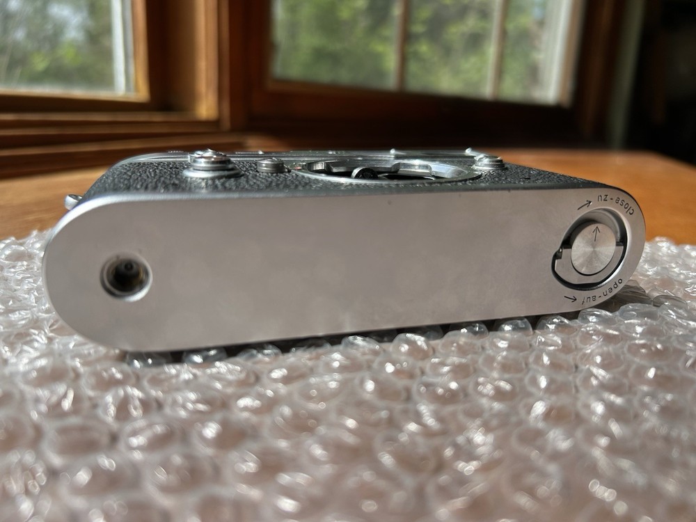 Leica M2 1958 Rangefinder Camera Body Silver Button Rewind with Self Timer