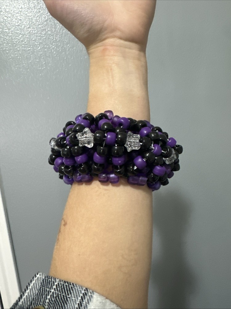 Handmade Large Kandi UFO Cuff
