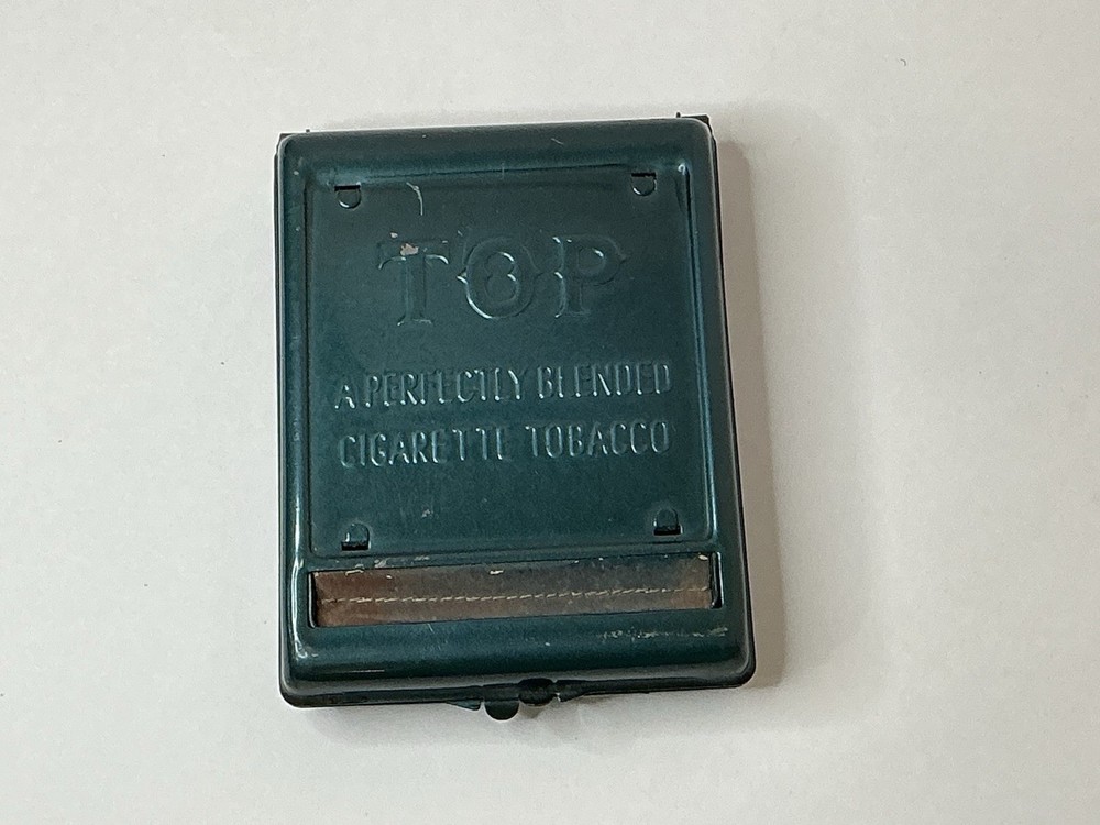 TOP Green Vintage Cigarette Rolling Machine Tobacco Roller Rolling Tool