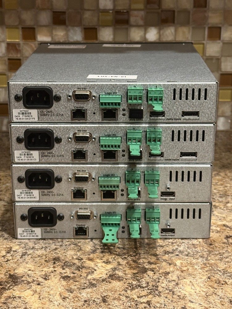 Biamp Tesira LUX IDH-1 4K60 AVB Network Video Encoder Streamer Transmitter