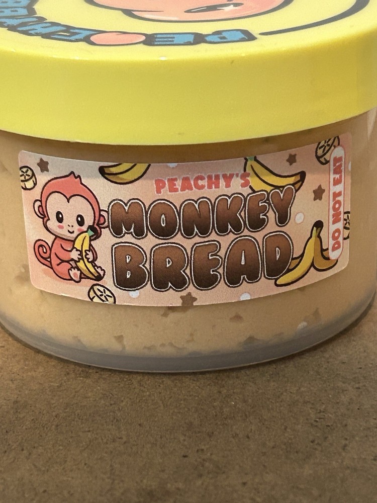 NEW Peachybbies Monkey Bread Slime