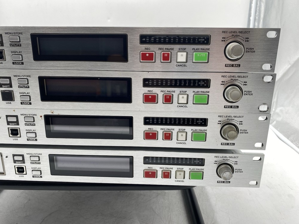 Lot of 4 Marantz PMD580 Rack-Mount CompactFlash Network Solid State Recorder