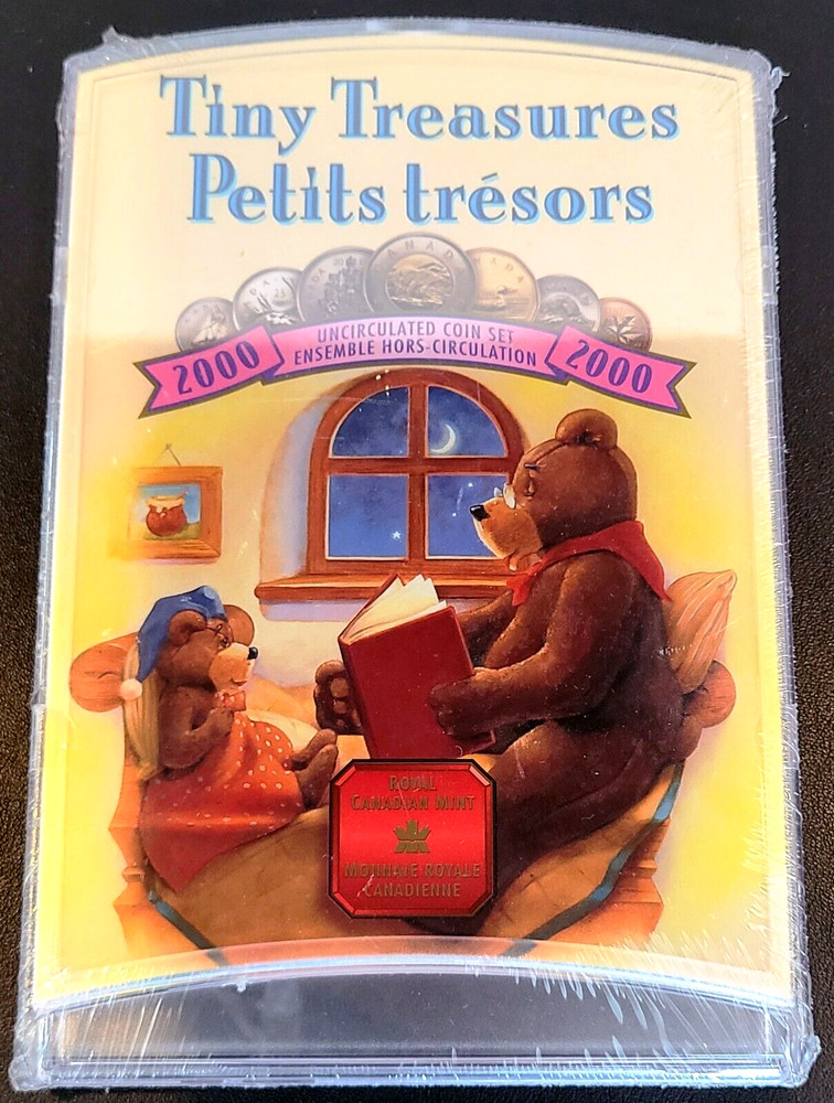 2000 Canada Tiny Treasures Uncirculated Coin Set - Mint Condition - SEALED