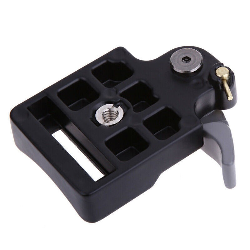 Black Camera Plate Adapter For 3/8” Nuts Plate Quick Release Connection Adapter