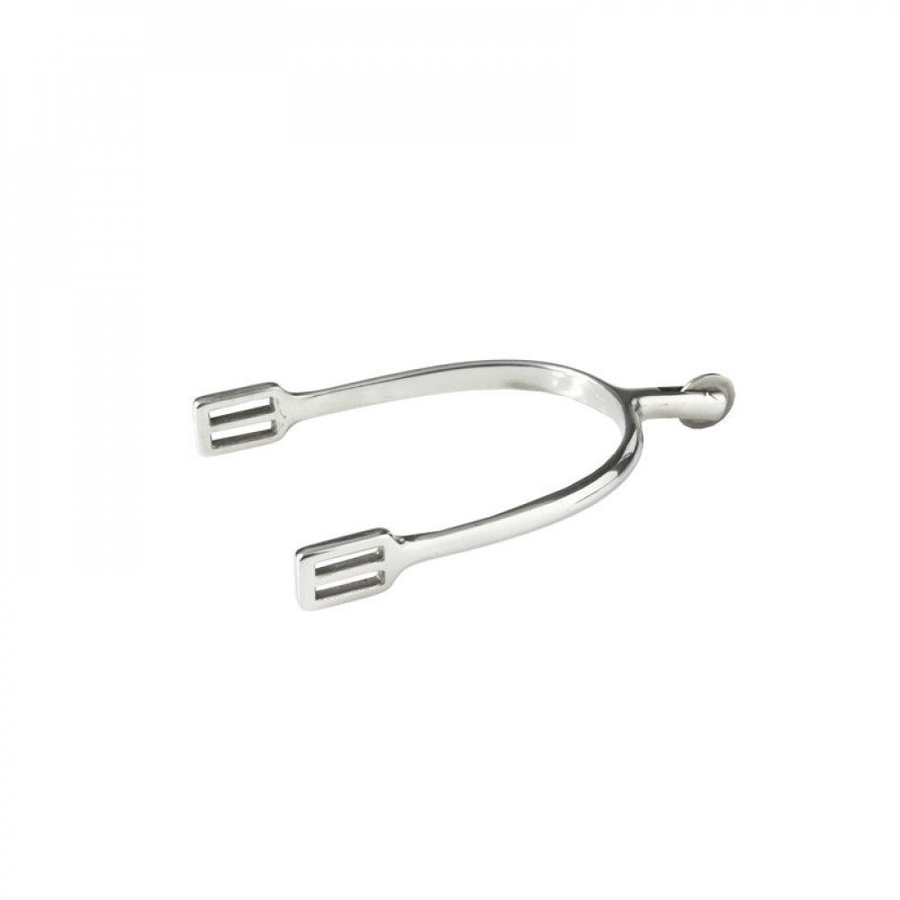 HORZE Round Wheel Spurs - Silver - M
