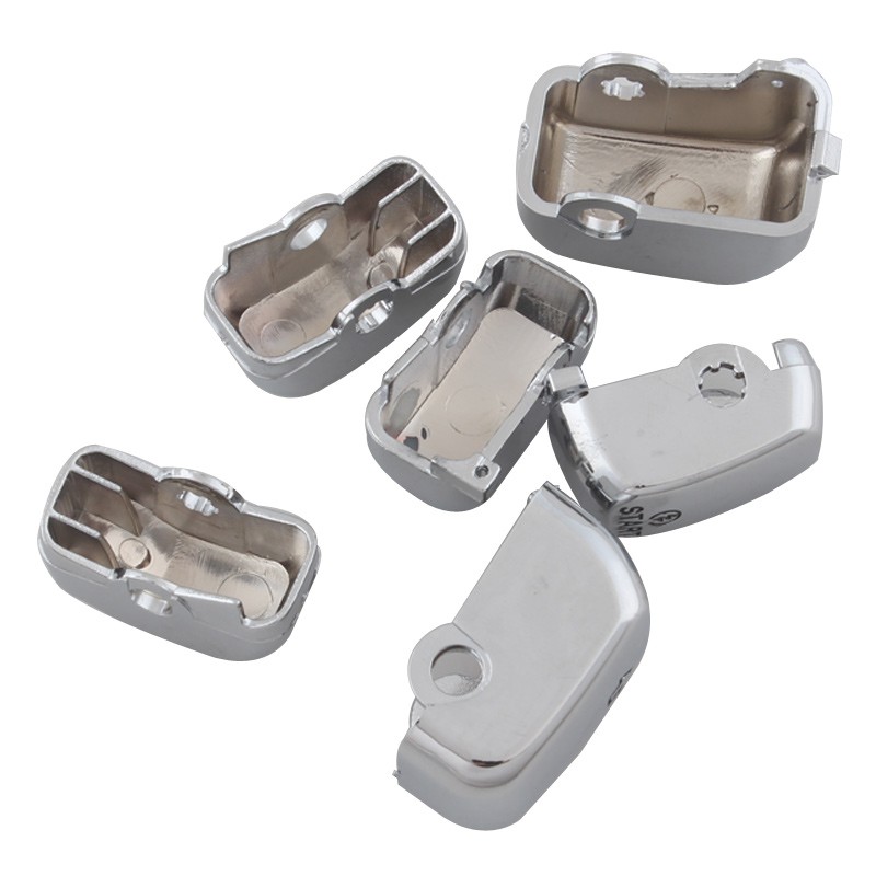 6pcs Chrome Hand Control Switch Button Cap For Harley Softail Dyna 1996-2010 US