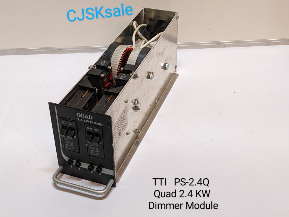 TTI Theatre Techniques PS-2.4Q Quad 2.4 KW  Dimmer Module (USED).