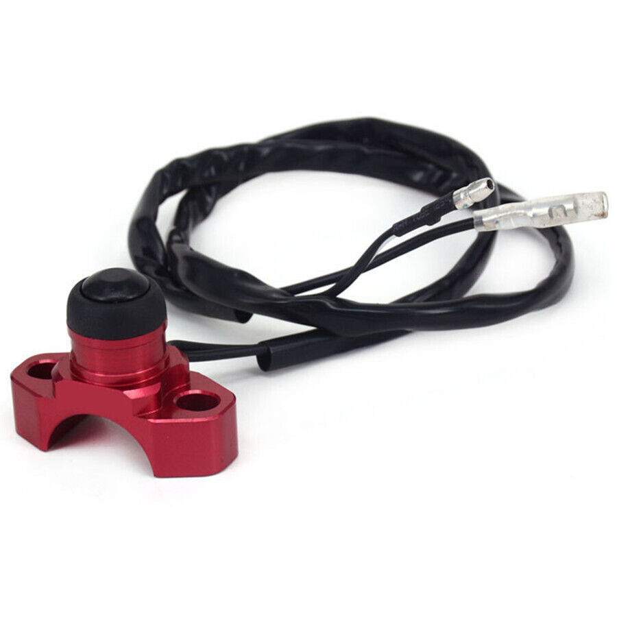 CNC Universal Motorcycle Engine Stop Start Kill Switch Button Dirt Pit Bike Quad