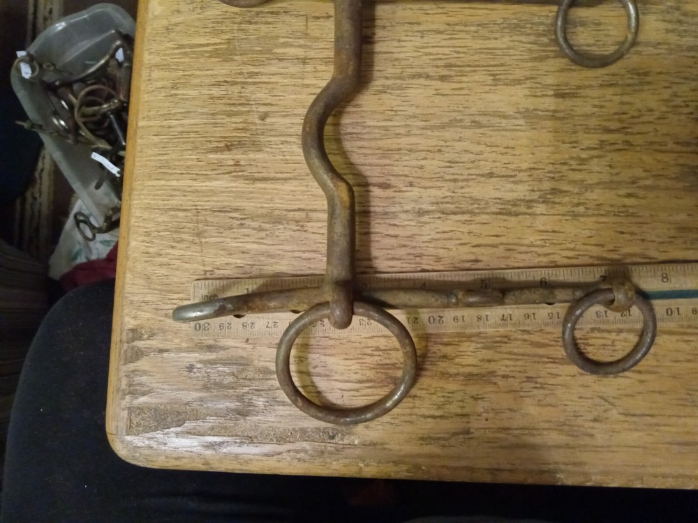 Weymouth bit 4 ring 5in iron ported