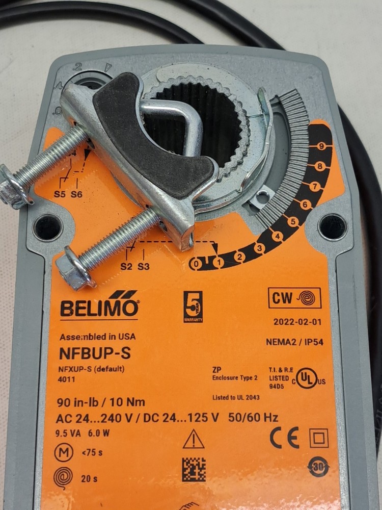 BELIMO NFBUP-S spring-return damper actuator NEW, no box
