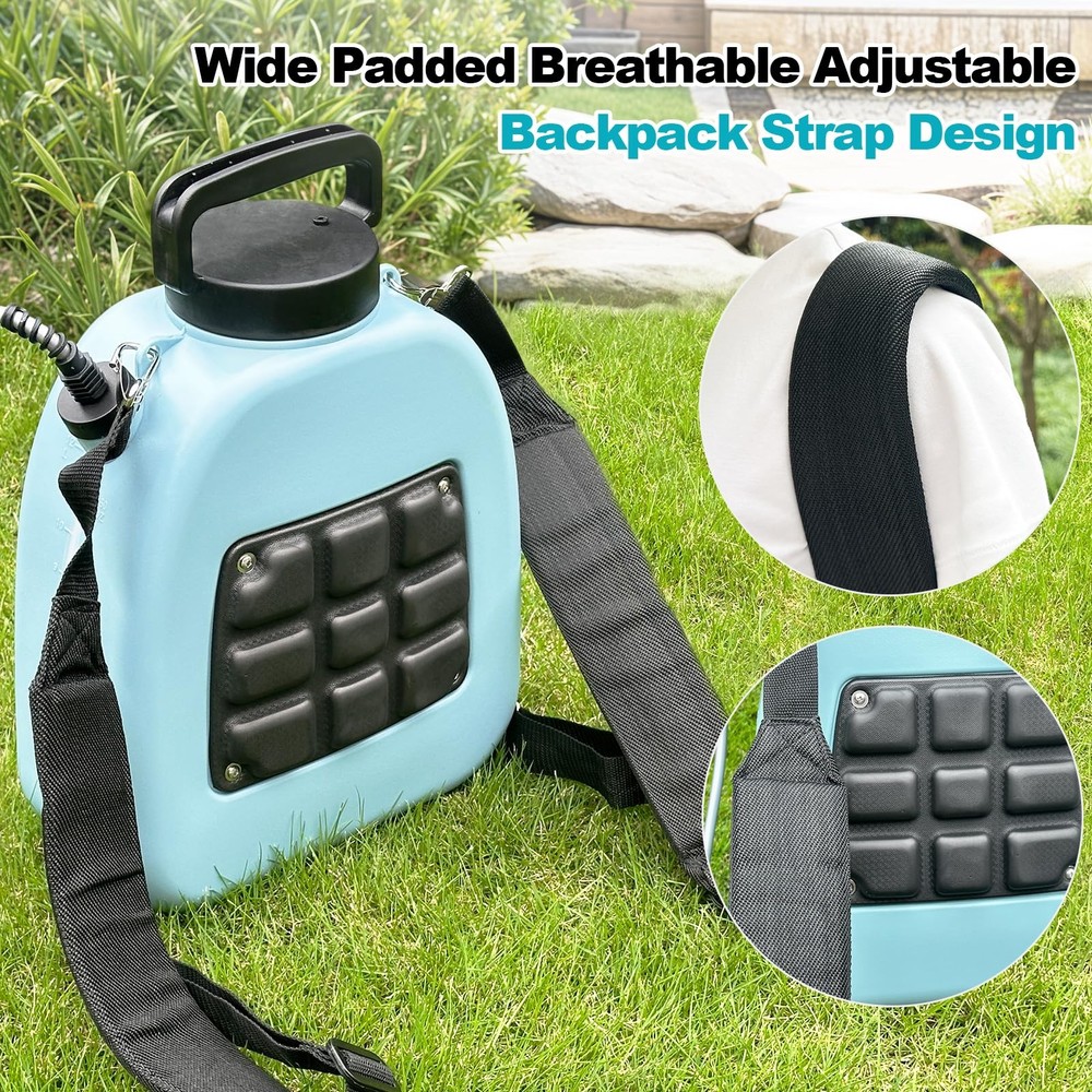 3.2 Gallon Battery Powered Backpack Sprayer, Upgraded Electric Back Pack Spra...