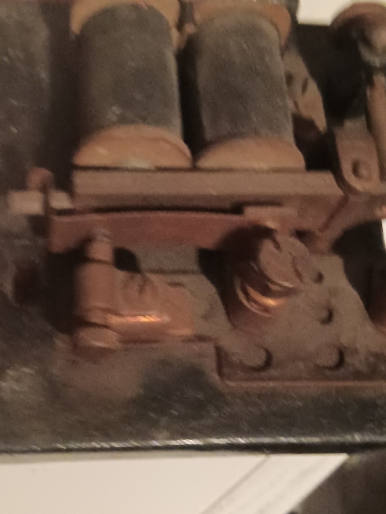 Vintage Edwards Cast Iron And Brass Electrical Relay Component