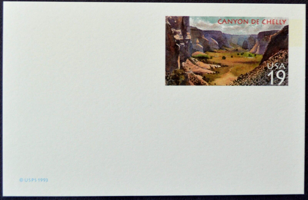 1994 US Sc. #UX176 postal card, 19 cent, mint, sharp corners, excellent shape