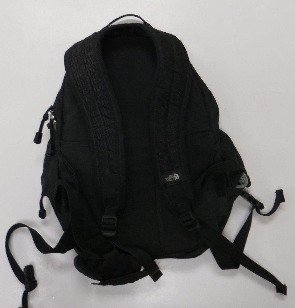 The North Face Backpack Black E001 Day Pack Hiking School Work