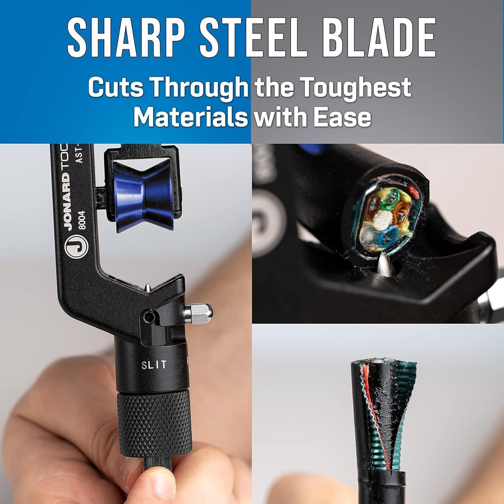 Jonard Tools AST-200 Cable Saber™ Armored Mid Span Cable Slit & Ring Tool