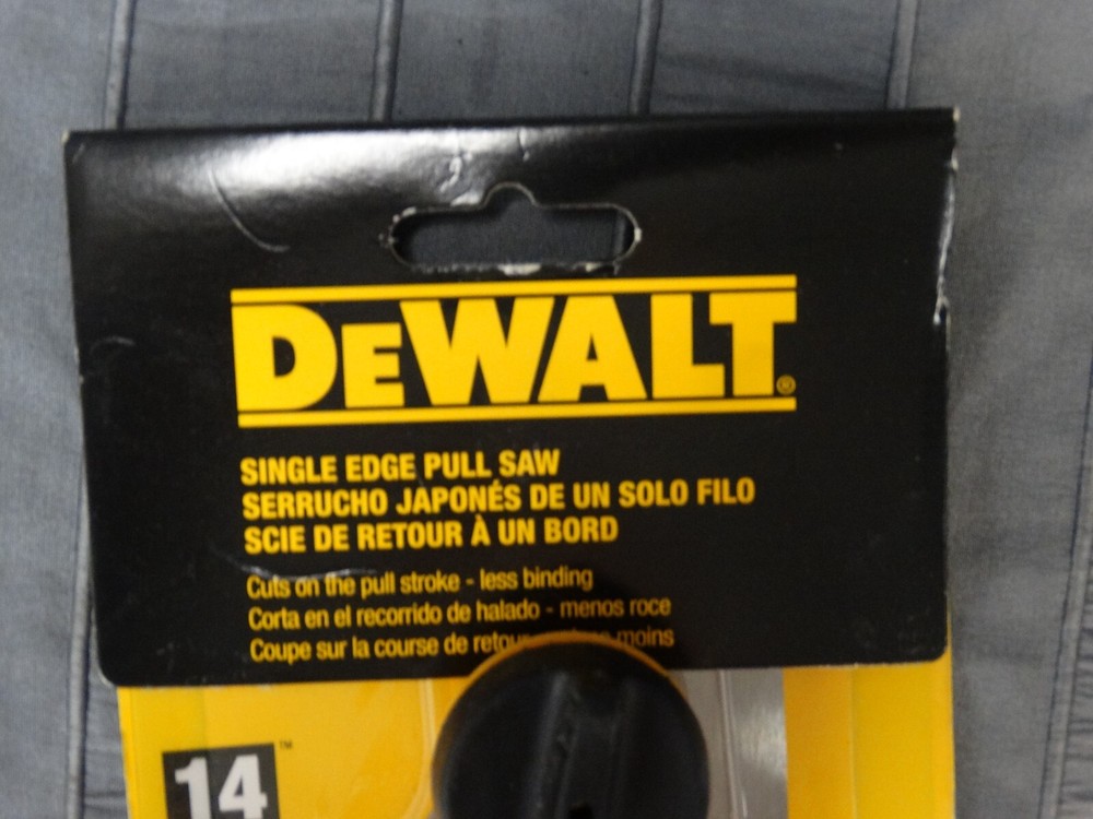 DeWalt single Edge Pull Saw 10" 250mm, NIP