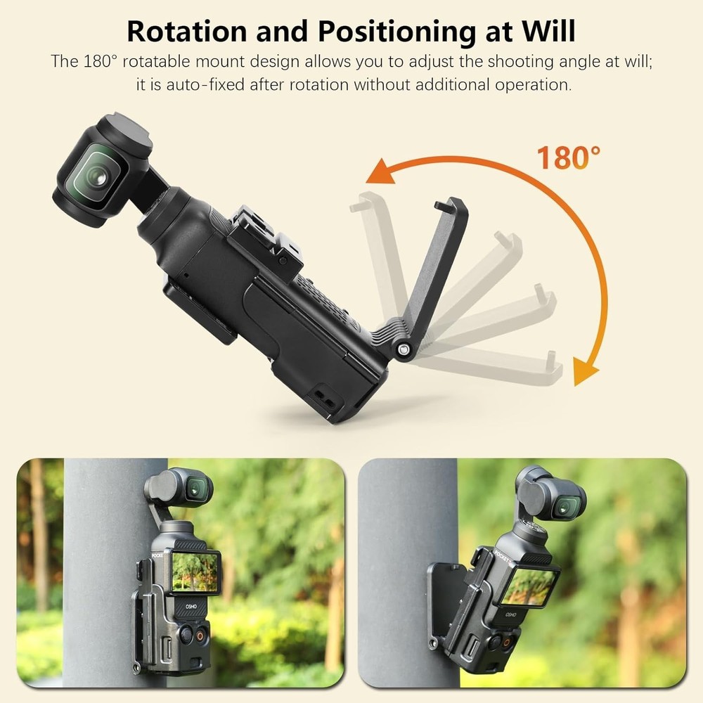 Adjustable Magnetic Mount Stand for DJI Osmo Pocket 3 - Secure & Versatile