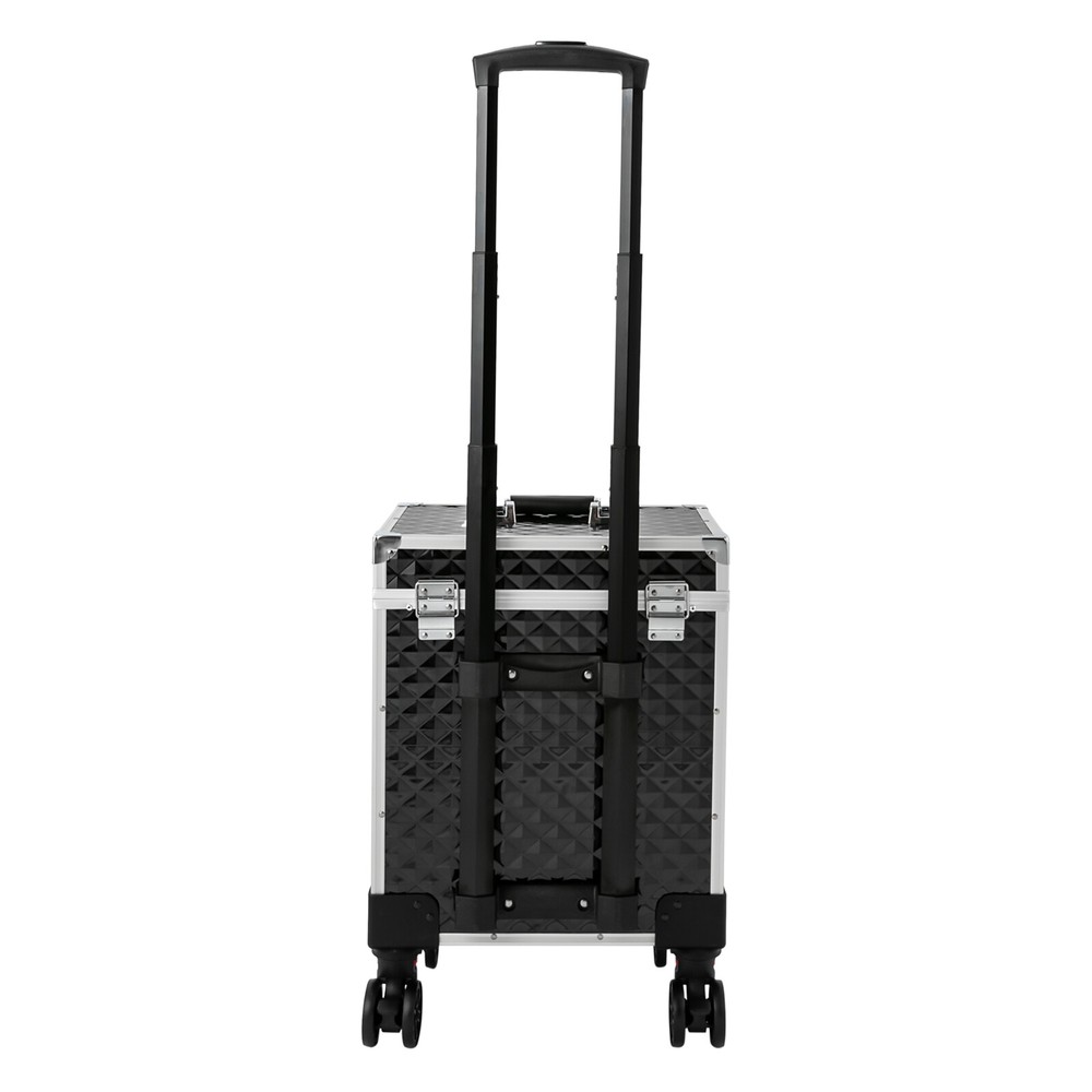 Professional Rolling Makeup Train Case Makeup Storage Organizer Cosmetic Trolley