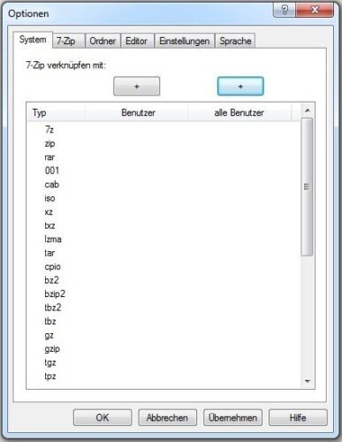 *** 7ZIP PACKPROGRAMM *** ENTPACKER 32bit+64-bit Windows, WZIP, RAR, TAR ***