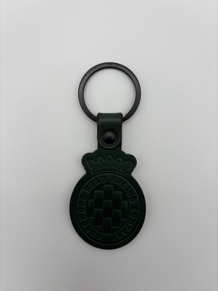 GRRC Leather Keyring Green/Green