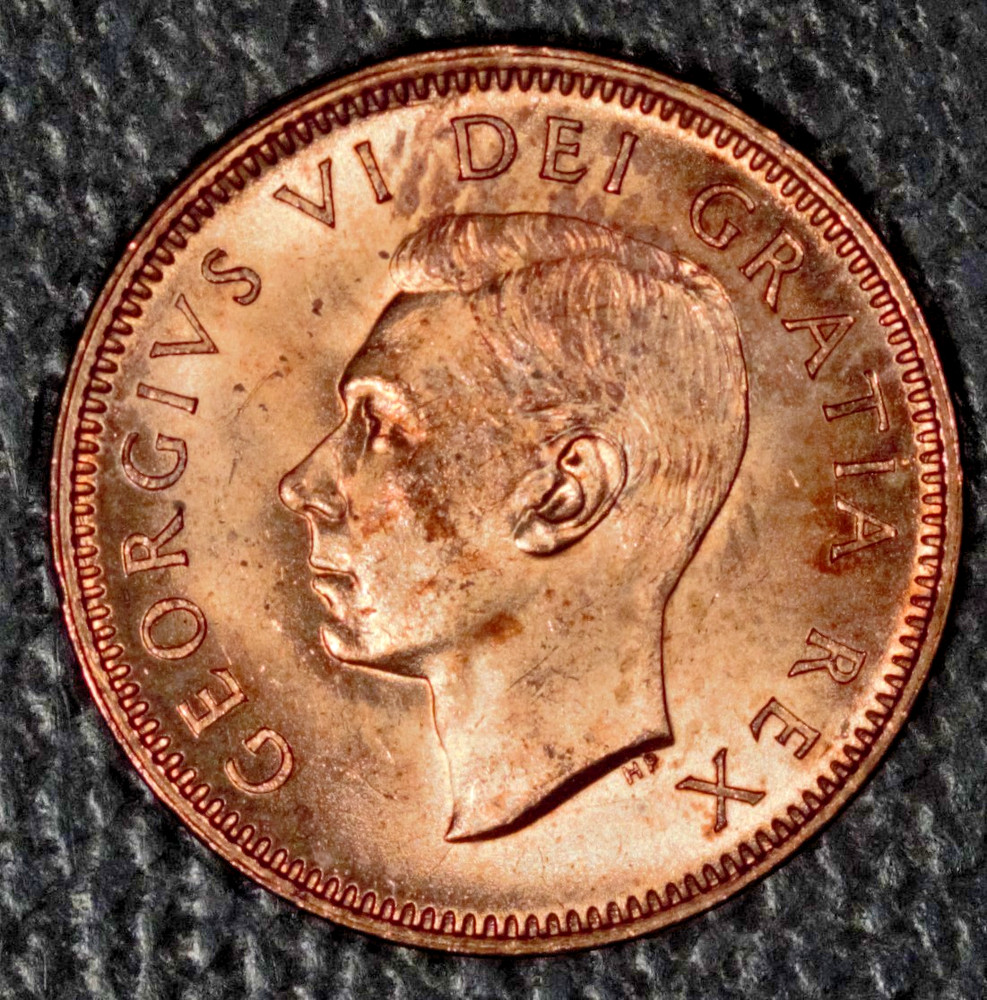 1949 Canada One Cent, Choice BU