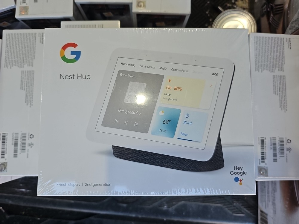 Google Nest Hub 2nd Gen Smart 7" Display Charcoal