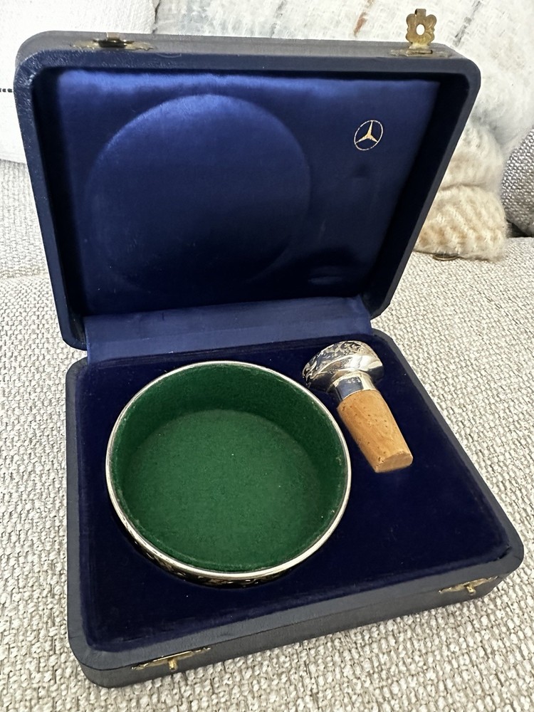 Mercedes Sterling Wine/Champaign set