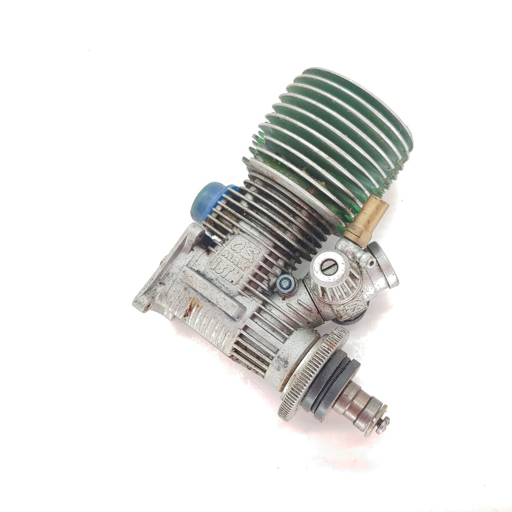 Rare O.S. Max 18TM Nitro RC Engine - Good Compression - Bad Carb
