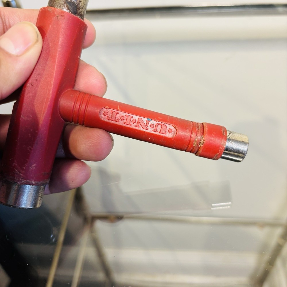 UNIT Multi-Functional All Purpose Skate Skateboard Tool - RED
