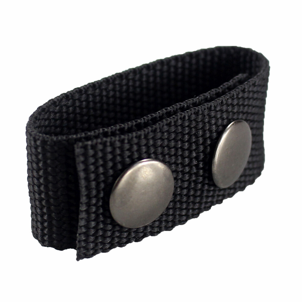 4 Pack Nylon Duty Belt Keeper Double Snaps Work Security Tactical Belt 2.25 Inch