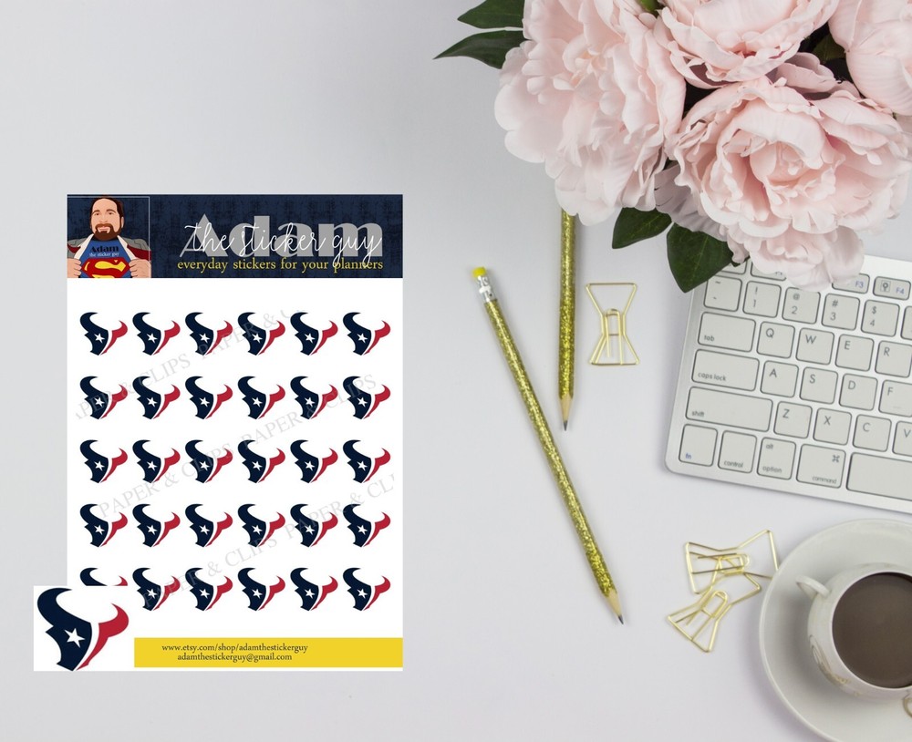 Houston Texans Planner Stickers