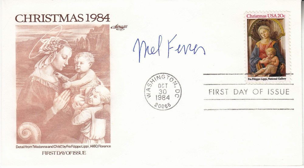 MEL FERRER (1917-2008) hand signed autographed 1984 FDC