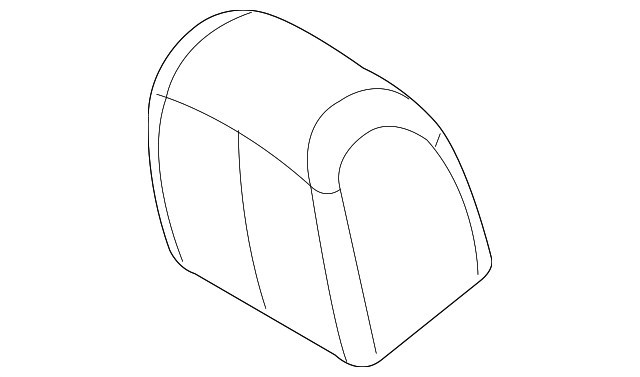 Genuine Ford Cover - Headrest - Roll Type AE9Z-74610A62-BC