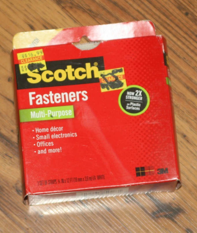 Scotch Fastners Multi Purpose - Hook & Loop Fastners - 12 ft Roll