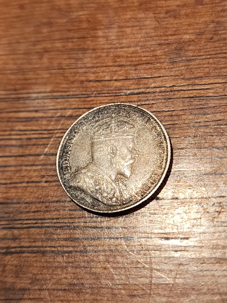 1903 Canada 5 Cents Silver Coin