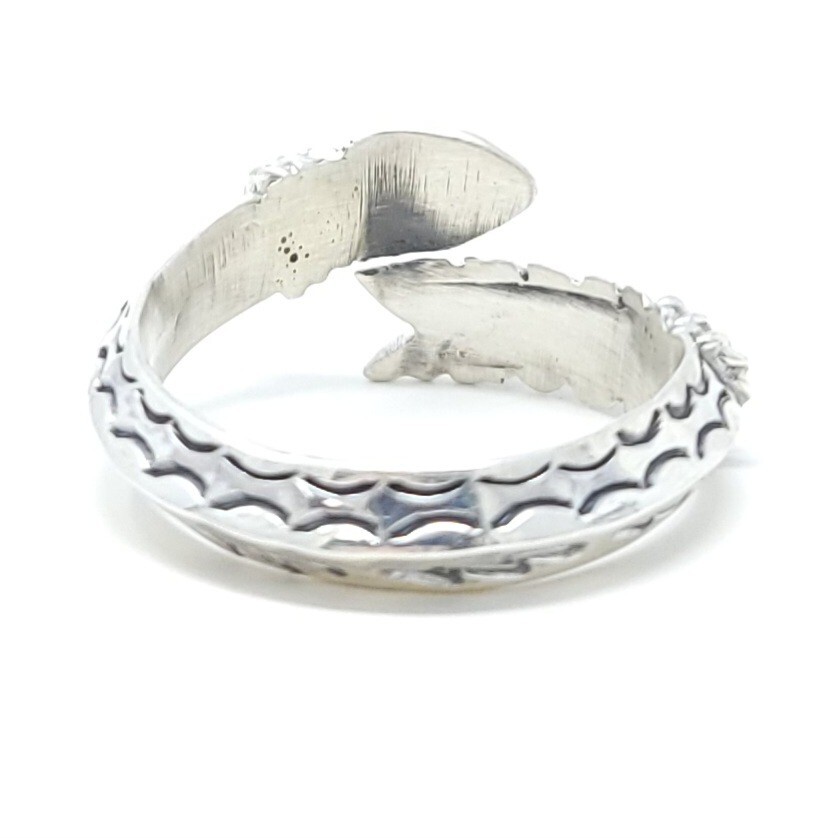 Delayne Reeves Navajo Sterling Silver Adjustable Triangle Wire Arrow Ring