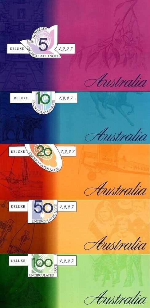 1997 Annually Dated Banknote Set - Deluxe (Black Serials)