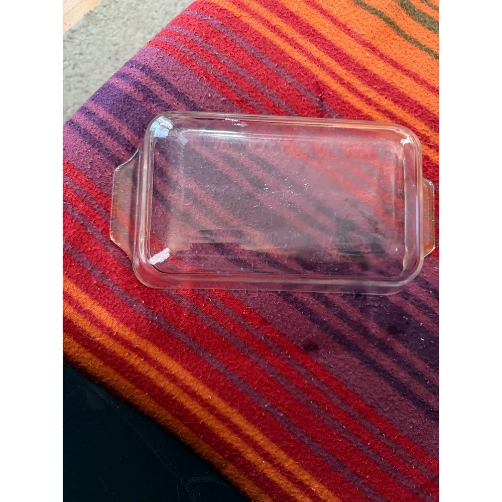 Anchor Hocking Fire King Glass Rectangular Baking Dish Clear Ovenware
