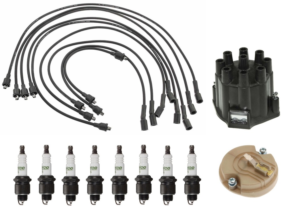 ACDelco Distributor Cap / Rotor Kit / Spark Plug / Spark Plug Wire Kit