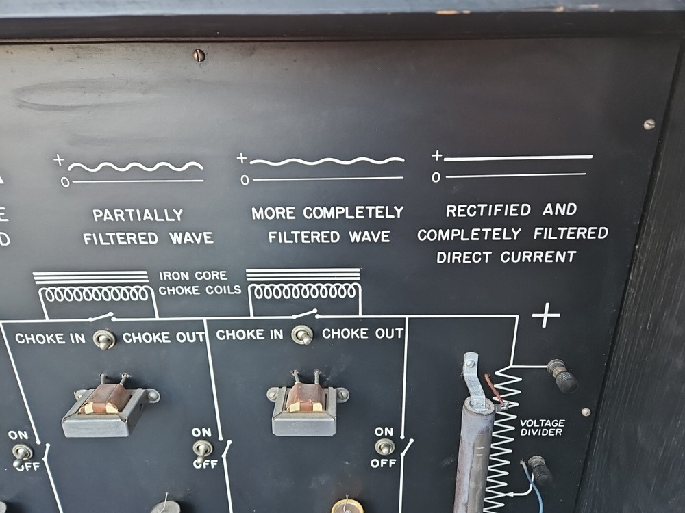 rare Welch Scientific Input Output Wave Current Training Teaching display 66S4