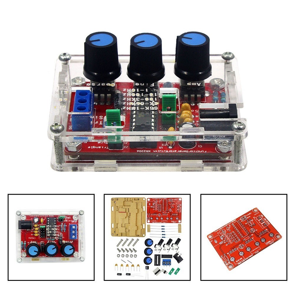 Sine Wave Triangle Rectangle Generator for XR2206 DIY Electronics Kits