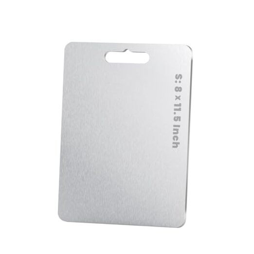Titanium Cutting Board 6" × 9.5", 100% Pure Titanium Kitchen Cutting Board, 1PC