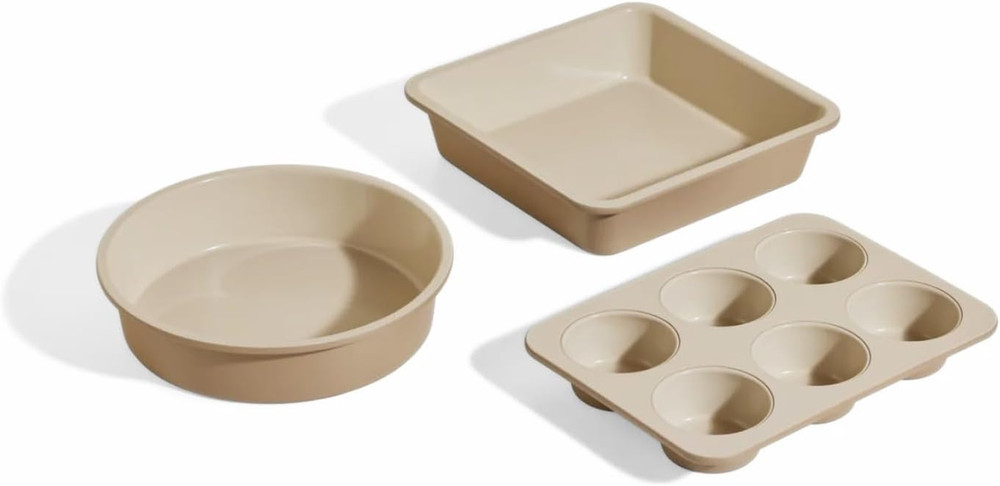 Wonder Oven Baker's Kit - 3-Piece Nonstick Ceramic Bakeware Set