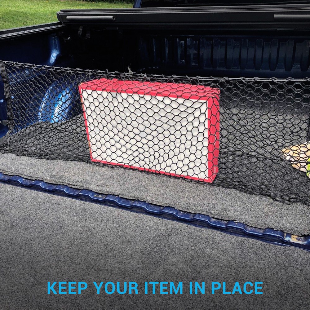 Truck Bed Cargo Net Storage Envelope Cargo Mesh Net For Chevy Silverado 2013-22
