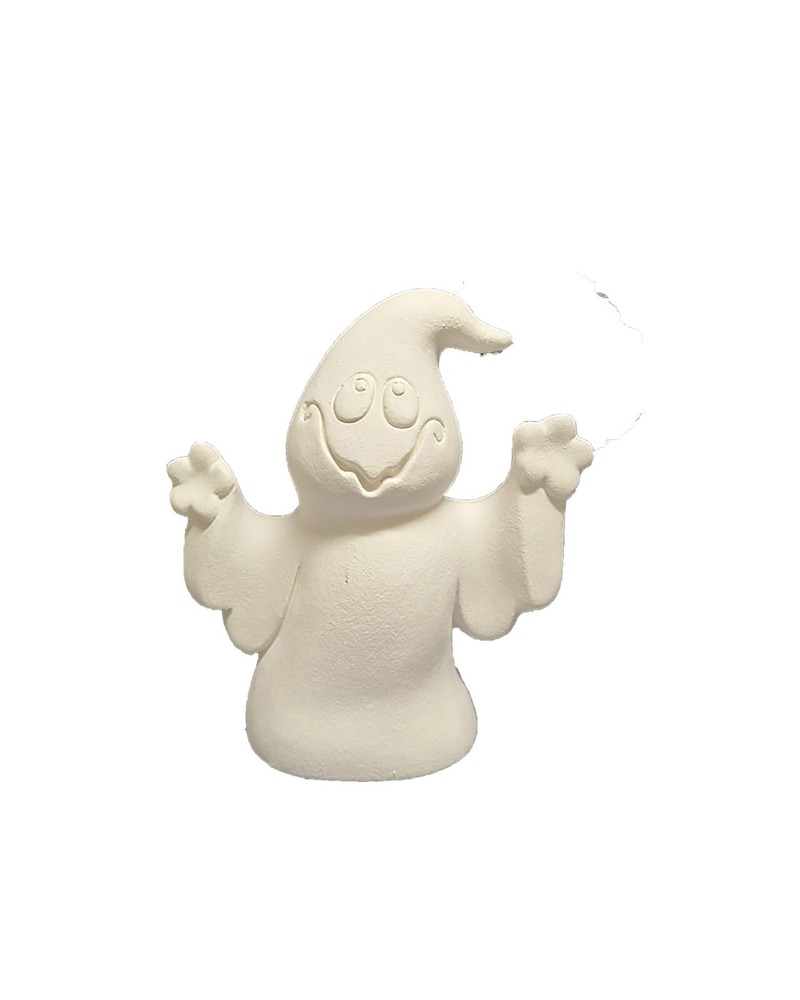 Spooky Ghost 5" ceramic bisque  ready to paint