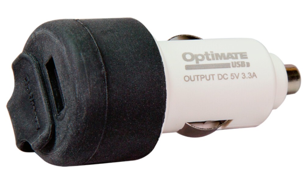 Tecmate OptiMate USB 3300mA Dual Output Charger w/Auto Plug (O-106)