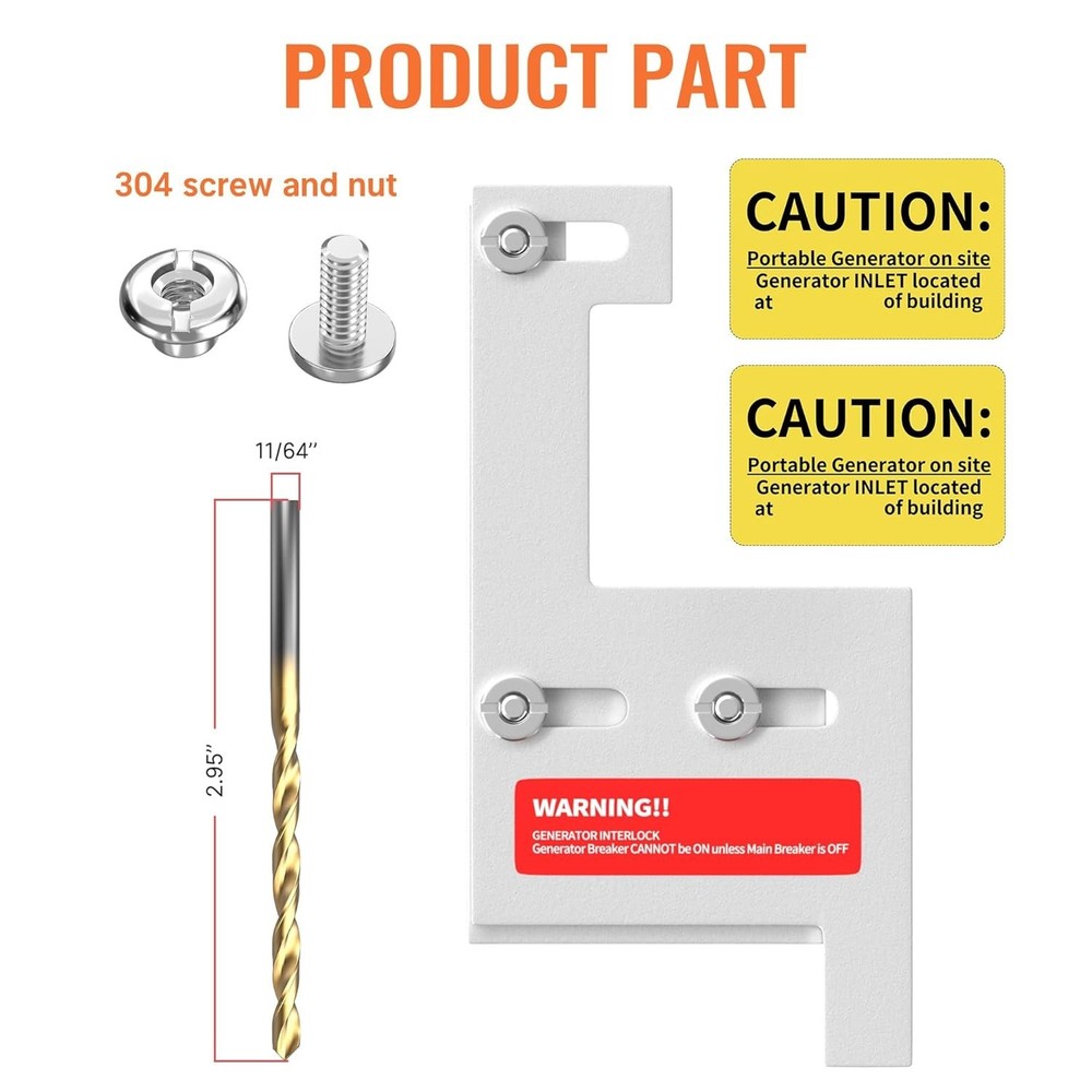 Generator Interlock Kit for GE 200 Amp Panels - Safe Installation Solution
