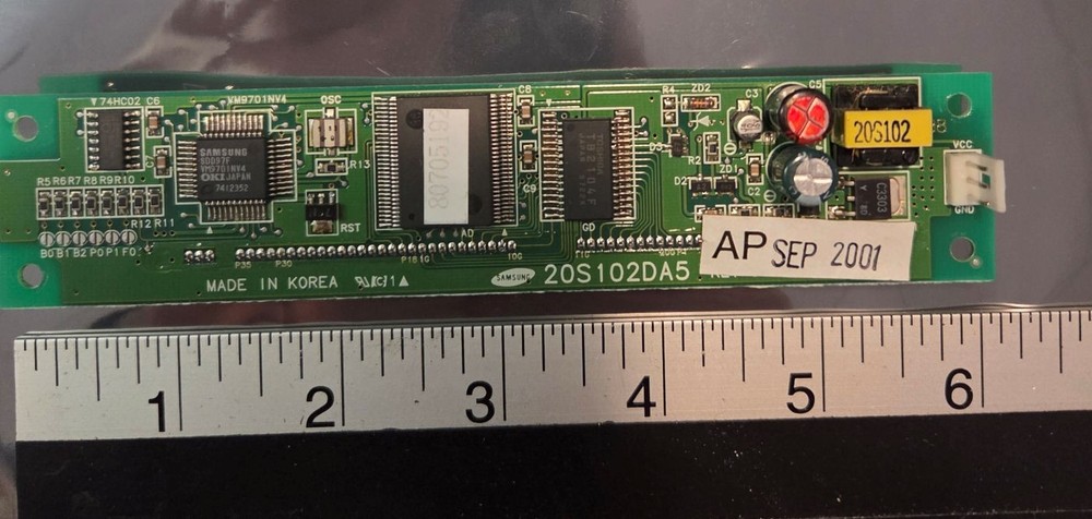 AP Automatic Products 123 snack vending machine display board - Tested Good